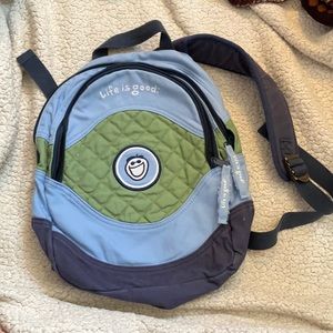 Life is good mini backpack